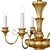 Rococo Giltwood Chandelier by Vaughan 3D model small image 4