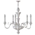 Rococo Giltwood Chandelier by Vaughan 3D model small image 1