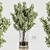 Modern Plants Bouquet Vase 24 3D model small image 2