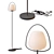 Elegant Moderli Julia Floor Lamp 3D model small image 1