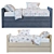 Payton Daybed Trundle 4 Colors 3D model small image 4