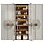 Art Deco Style Wardrobe Display 3D model small image 2