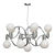 Modern Ball Chandelier 9124 3D model small image 1