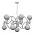 Modern Ball Chandelier 9124 3D model small image 2