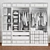 Ikea PAX White Wardrobe Set 3D model small image 4