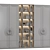 Elegant Neoclassical Wardrobe, Spacious Design 3D model small image 4