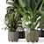 Cecilia Ficonstone Planters Set 869 3D model small image 6