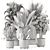 Cecilia Ficonstone Planters Set 869 3D model small image 7