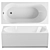 Stworki Helsinki Acrylic Bath 150x70 3D model small image 1