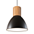 Elyona Industrial Pendant Light: PBR-Ready 3D model small image 6