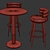 Graig and Betsy Bar Set, Corona Render, Download 3D model small image 4