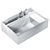 Next 70 Ceramic Washbasin 3D model small image 2