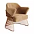 Elegant Jackie Armchair with Corona	Render 3D model small image 1