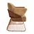 Elegant Jackie Armchair with Corona	Render 3D model small image 3