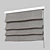 Roman Blinds Set - Adjustable 3D model small image 3