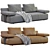 Sleek Modern Sofa Design Cooper 3D model small image 1