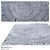 Graphic Silk Art Carpet 200x300cm 3D model small image 1