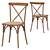 Vintage Oak CrossBack Chair 3D model small image 4