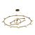 Modern LED Ring Chandelier Fixture 3D model small image 2