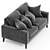 Modern Morley 2 Seater Sofa 3D model small image 3