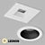 Compact IP44 Recessed Spotlights 3D model small image 1