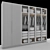 ELEGANT DECORATIVE ELEMENTS WARDROBE 3D model small image 7