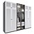 Editable Wardrobe 3D Model 2016 3D model small image 2
