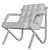 Stilio Eco-Leather Office Armchair 3D model small image 6
