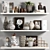 Versatile Decorative Shelf Set 3D model small image 1