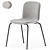 Modern Stackable Tube Chair 3D model small image 3