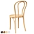 Modern Beech Wood Side Chair 3D model small image 5