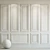 Eider White Decorative Plaster Molding 3D model small image 1