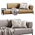 Modern Design Compo Furniture Set 3D model small image 2