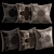 Elegant Decorative Pillows Set 3D model small image 2