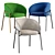 Contemporary Rimo Chair 3D model small image 4