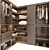 Modern Style Modular Wardrobe 3D model small image 4