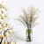 Yellow Flowers Glass Vase Bouquet 3D model small image 1