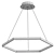 Sleek Hexagon Pendant Light 3D model small image 2