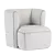 Cozy Nidou Bouclé Armchair 3D model small image 3