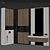 Versatile Bathroom Bath Set Furniture 3D model small image 5