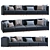 Sleek Modern Arlott High Sofa 3D model small image 2