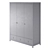 Wood by Ellipse: Three-Door Wardrobe 3D model small image 1