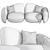 Modern Lithos Design Sofa 2015 3D model small image 3