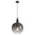 Smoked Glass Pendant Light Fixture 3D model small image 1