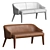 Natuzzi Italia Clio Sofa Bench 3D model small image 2