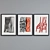 Modern Abstract Picture Frame Set 3D model small image 2