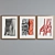 Modern Abstract Picture Frame Set 3D model small image 3