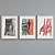 Modern Abstract Picture Frame Set 3D model small image 4