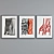 Modern Abstract Picture Frame Set 3D model small image 5