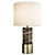 Elegant Resin Table Lamp 3D model small image 1